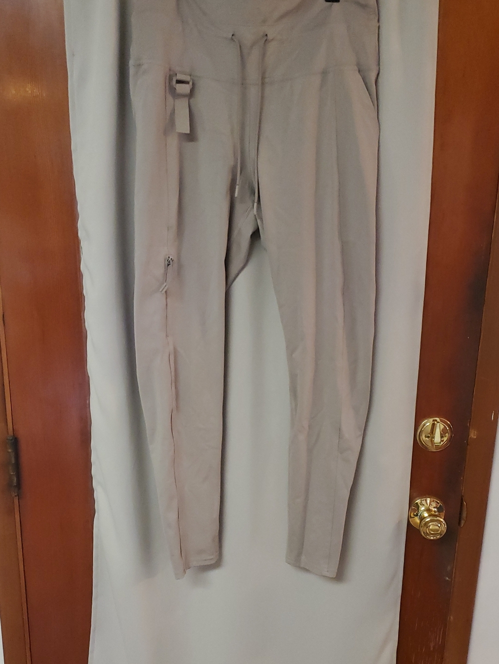 Avia Women's Slim Utility Pants in Light Taupe